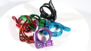 CNC Bicycle Seatpost Clamp For MTB/Road Bike - 31.8/34.9mm Seat Post Clip AL Saddle Tube Fastener Cycling Accessories Parts