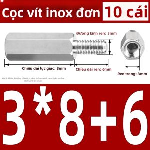 Yi Se Dian Zi | Ốc Thép Không Gỉ và Đồng Mạ Niken Hình Lục Giác