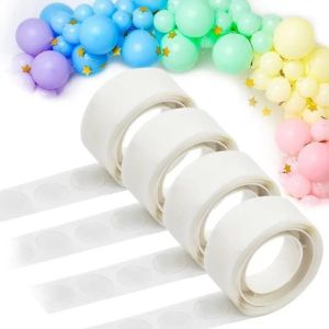 1-10roll Balloon Attachment Glue Dot Wall Stickers Birthday Party Wedding Xmas Decoration Aluminum Film Globos Accessories