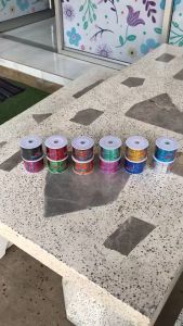 ริ้บบิ้นลวด ม้วน 100หลา(90เมตร) Twist tie ลวดสี ริบบิ้นลวด ลวดมัดปากถุง ห่อเหรียญโปรยทาน ลวดแฟนซี สีสันสดใส