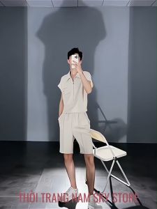 Áo thun áo thun nam cộc tay form rộng mặc thoải mái thích hợp mùa hè - H77