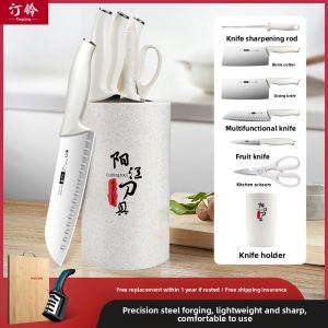 TINGLING | Stainless Steel Kitchen Knife Set with Slicing and Meat Cutting Knives