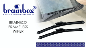Brainbox Frameless Wiper Mobil Fiat 500 Wiper Blade Karet Pembersih Kaca Mobil Windshield