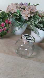 CHOBIG Botol Kaca Gelas Jar Mini 150ml Tempat Bumbu Wadah Garam Gula