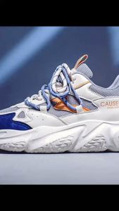 Addision ของใหม่  รองเท้าผ้าใบผู้ชาย รองเท้าแฟชั่น  มี2สี （ส้ม ครีม ）รองเท้ากีฬา  A0169