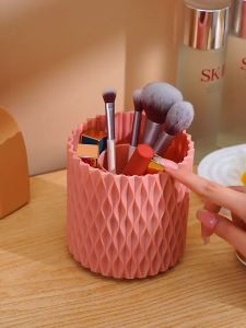 Hộp đựng cọ trang điểm thiết kế thông minh 5 ngăn xoay 360 -LUMBL