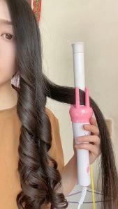 COMBO SET【Malaysia Plug】Kemei KM329 Ceramic Hair Straightener Waver Curler Iron + Vivid & Vogue Automatic Iron curl
