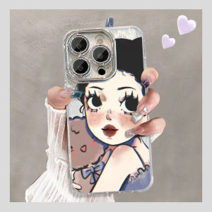 Sup&LV | Elegant Apple 16 Series Phone Case With Lens Film Built-In Comprehensive Protection Unique Design Fashionable Korean Style