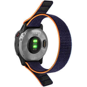 YAYUU 20 22 26mm Loop Nylon Watch Band for Garmin Fenix 7X 6X Pro 7 7S 6 6S 5X 5 5S Plus/Venu 2 Plus Hook and Quick Dry Strap