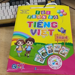 Sách - Túi trọn bộ - Tiếng Việt Lớp 4 - Kết Nối (5 quyển) (Qbooks)