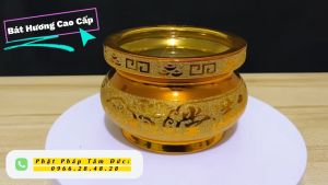 Bát Hương Lư Hương Bát Hương Ban Thờ Lư Hương Ban Thờ Bát Hương Thờ Cúng Bằng Đồng Hợp Kim Cao Cấp - Mang Lại May Mắn Tài Lộc Cho Gia Chủ Tăng Vẻ Đẹp Trang Nghiêm Cho Ban Thờ