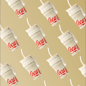 GERM Tumbler Botol Air Termos Coca Cola Collection Stainless Steel Handle Thermos Hot/Cold Coffee Cup Water Bottle 750ml