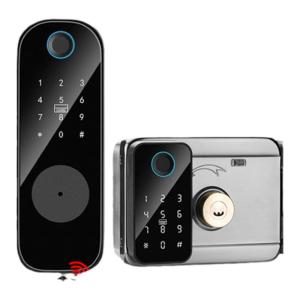 eLinkSmart | Password & Fingerprint Smart Lock for Old Security Door & Courtyard Door Waterproof
