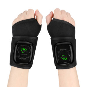 Hailicare | Air Compression Cordless Wrist Massager 4 Airbag Modes Heated Wrist Protector 4 Intensities 3 Heating Hot Compress Wrist Guard