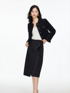 Vero Moda | Spring Waist Knot Hem Split High Waist Skirt