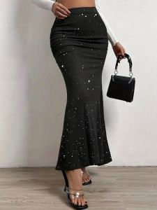 Váy Dài Xếp Ly Cạp Cao Phong Cách Hàn Quốc Váy Midi Chữ a Dáng Rộng Thoải Mái Cho Mùa Xuân