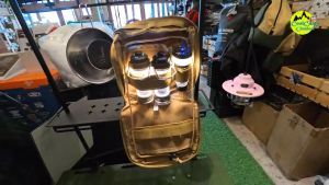 กระเป๋าจัดเก็บไฟ LED ขนาดใหญ่ จุของได้เยอะ สําหรับตั้งแคมป์ อเนกประสงค์ Black Dog Gog Goal Zero