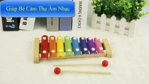 Đàn gỗ giúp bé cảm thụ âm thanh đầu đời