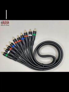 Dây AV 5 đầu bông sen dây cáp tín hiệu âm thanh chất lượng cao dài 09m tín hiệu cực chuẩn