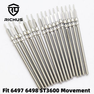 RICHUS 6497 Watch Stem Stainless Steel Spare Parts Fit ETA 6497 6498 Crown Automatic Mechanical Movement Watch Parts Crown Stem