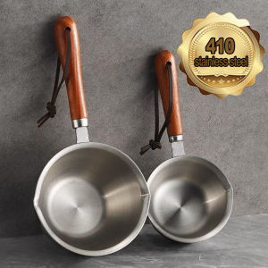150/300มล. หม้ออู่น้ำมัน 410 สแตนเลสร้อนซอสปรับรส เครื่องใช้ในครัว หม้อขนาดเล็กพิเศษ