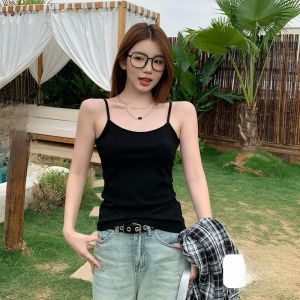 MiiOW | Áo ba lỗ không tay ôm vừa vặn cho nữ mùa hè 2025 MiiOW Cat Person Áo ba lỗ không tay màu trắng che chắn phụ nữ chống ánh sáng