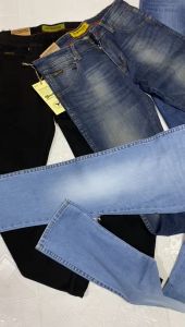 Celana Jeans Panjang Pria Polos Model Skinny Stretch Warna Tidak Luntur MC WISCER