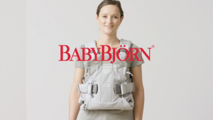 Baby Bjorn Teething Bib for Baby Carrier Harmony - White