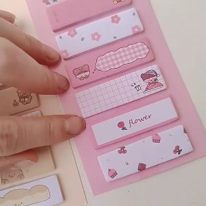 ONE-A79 Sticky Note 6 Baris 120 Lembar Karakter Lucu / Kertas Memo Pembatas Buku Perlengkapan Sekolah / Sticky Notes Tempelan Lucu / 120 Sheets Korean Office Cute Note Import
