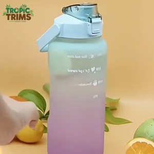 Tropic Trims Colorful Sports Water Bottle Portable and Large capacity For Fitness Enthusiasts