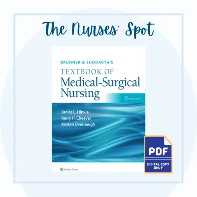 Brunner & Suddarths Textbook of Medical Surgical Nursing 15th Edition