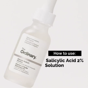 The Ordinary 2% Salicylic Acid BHA Solution 30ml Water‑Based Exfoliant Serum Unclog Pores Minimize Blemishes & Breakouts Improve Rough Congested Skin Alcohol‑Free Vegan Acne Care Serum