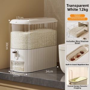 ASCOR | Moisture Proof And Pest Resistant Airtight Rice Container 20kg