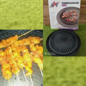 Panggangan BBQ 30 CM: Alat Panggang BBQ Bulat Anti Lengket GSF G 7132