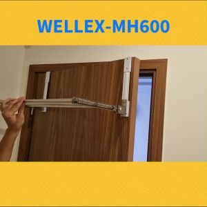 Giá treo quần áo sau cửa không cần khoan Wellex MH600(DR25) hạ xuống 25cm