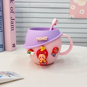 Cốc Rửa Miệng Dễ Thương Cho Trẻ Em Cốc Đánh Răng Bằng Nhựa Cấp Thực Phẩm Cốc Rửa Mặt Cho Trẻ Em Cốc Đựng Nước Súc Miệng
