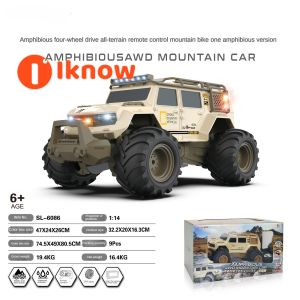 ฉันรู้ว่ารถบังคับ SL6086สะเทินน้ำสะเทินบก4WD ภูมิประเทศทั้งหมดมีไฟ-รีโมตคอนโทรลกันน้ำรถออฟโรดสำหรับเด็กและผู้ใหญ่
