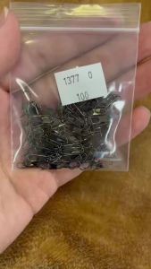 100 Chiếc Móc Câu Cá Bằng Thép Không Gỉ Khớp Xoay Móc Câu Phụ Kiện Câu Cá