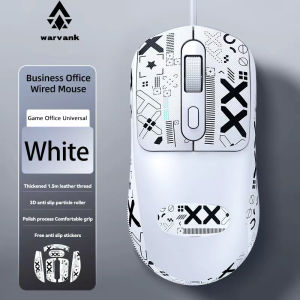 G580 USB Wired Mouse Ergonomic Office/gaming Mouse With Anti Slip Stickers For PC Laptops