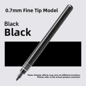 Touchmark Black Acrylic Marker Pen Single Art Professional Press Line Pen Waterproof Non-fading Memo Drawing Cartoon Edge Pen DIY Signature Pen