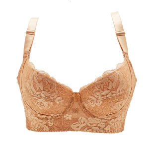 Yidailan Edeland ปรับรวบรวม Bra บาง Anti-Sagging Nippy คอลเลกชันขนาดใหญ่หน้าอกใหญ่แหวนเหล็กเซ็กซี่ลูกไม้ถ้วยบางเฉียบ