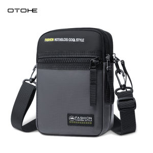 OTOHE Mens Mini Shoulder Bag Messenger Bag Fashion Trend Phone Bag Business Bag Large Capacity Waist Bag Lightweight Casual Bag Fashion Leisure Sport Street Bag for College Student