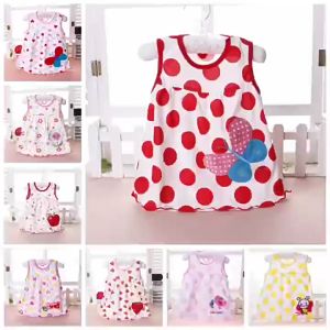 Dress Baby Girl Newborn 0-2 Tahun Birthday Baju Gaun Budak Perempuan Murah Summer Short Sleeve Cute Fashion Floral Kids