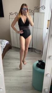 2023 Nữ Gợi Cảm Một Mảnh Đeo Chéo Hở Lưng Push Up Monokini Đồ Bơi Màu Trơn True To Size Đi Biển