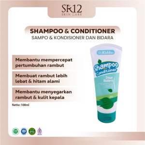 SR12 SHAMPOO CONDITIONER ANAK EKSTRA DAUN BIDARA MELEBATKAN RAMBUT ANAK HITAM BERKILAU- BABY CARE NEWBORN BALITA- HAIR CARE ANAK SR12 KIDDOS
