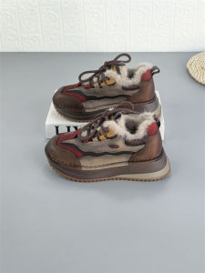 Comfortable Retro Splicing Color Sport Leisure Shoes Womens Soft Bottom All Match Agan Shoes Thick Bottom Winter New Arrival