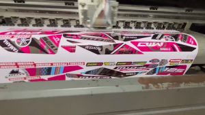 XRM RS 125 carb Gas tank sticker decals (bumble bee)