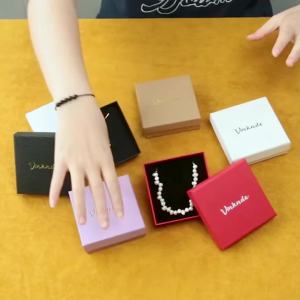 10Pcs Kraft Paper Ring Storage Boxes with Inner Sponge Multipurpose Cardboard Cartons for Jewelry Display and Gift Packaging
