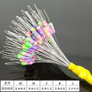 Premium Grade Silicone Space Beans Super Tight for Fishing Accessories Drop Shot Fishing Gear High Concentricity Competition Use