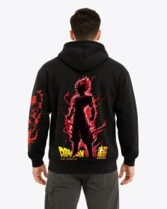 Bandai | Dragon Ball Goku Japanese Anime Hoodie Boys Autumn Winter Wear Extra Long Sleeve Cotton Family Set Parent Child Sweatshirt